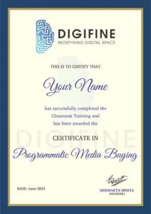 Digifine Certificate 5